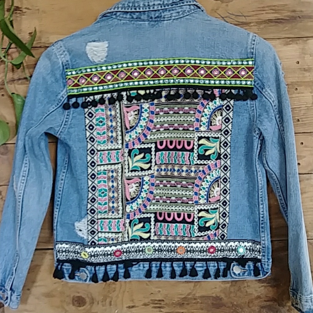 Printed Denim Jacket